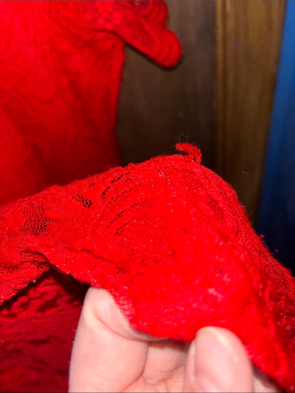 torrid Red Lace Midi Dress with Short Sleeves - Picture 12 of 13